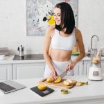 Cantar de bucatarie Wozinsky WIK-10, 5 Cantarire pana la 10kg, Ecran LCD, Functie tara, Informatii nutritionale in aplicatie, Bluetooth, Negru 5 - lerato.ro