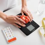 Cantar de bucatarie Wozinsky WIK-10, 5 Cantarire pana la 10kg, Ecran LCD, Functie tara, Informatii nutritionale in aplicatie, Bluetooth, Negru 6 - lerato.ro