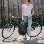 Geanta bicicleta Wozinsky pentru portbagaj, Waterproof, Buzunare extensibile, 14L, Negru 4 - lerato.ro