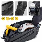 Geanta bicicleta Wozinsky pentru portbagaj, Waterproof, Buzunare extensibile, 14L, Negru 7 - lerato.ro