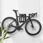 Suport depozitare bicicleta Wozinsky WSW-01S, Kit montare inclus, Sarcina maxima 25kg, Otel, Negru 8 - lerato.ro