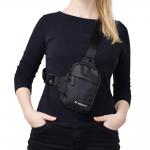 Borseta universala Wozinsky WMS-W1, Waterproof, Curea ajustabila, 2 compartimente, Negru 9 - lerato.ro