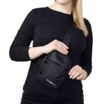 Borseta universala Wozinsky WMS-W1, Waterproof, Curea ajustabila, 2 compartimente, Negru 10 - lerato.ro