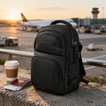 Rucsac pentru calatorii Wozinsky WPW-20L compatibil cu laptopuri de pana la 15.6 inch, 40 x 20 x 25 cm, 20L, Negru 10 - lerato.ro