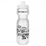 Bidon sport Wozinsky WBR-01T pentru ciclism, Constructie etansa, Polipropilena, 750ml, Transparent 2 - lerato.ro