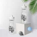 Bidon sport Wozinsky WBR-01T pentru ciclism, Constructie etansa, Polipropilena, 750ml, Transparent 16 - lerato.ro