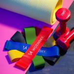 Set 5 benzi elastice Wozinsky WGO-5, Latex, Multicolor 4 - lerato.ro