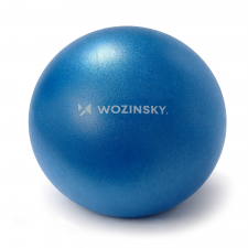 Minge fitness Wozinsky WPDP-N22, Diametru 22cm, Suprafata antiderapanta, Albastru