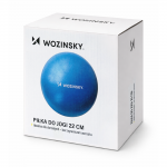 Minge fitness Wozinsky WPDP-N22, Diametru 22cm, Suprafata antiderapanta, Albastru 3 - lerato.ro