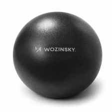 Minge fitness Wozinsky WPDP-N22, Diametru 22cm, Suprafata antiderapanta, Negru
