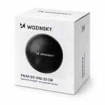 Minge fitness Wozinsky WPDP-N22, Diametru 22cm, Suprafata antiderapanta, Negru 3 - lerato.ro