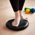 Disc de antrenament Wozinsky WPSD-02, Tip arici, Imbunatateste coordonarea si abilitatile motorii, Relaxare musculatura, Material rezistent, Negru 6 - lerato.ro