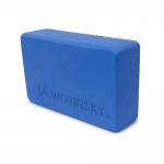 Bloc pentru yoga si pilates Wozinsky WKDJ-B1, Suprafata antiderapanta, Spuma EVA, Albastru 3 - lerato.ro