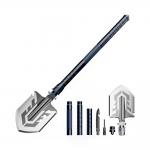KIt supravietuire 21-in-1 Wozinsky WSS-211, Lopata pliabila multifunctionala, Fluier, Cutit, Spargator de geam, Husa depozitare, Gri 4 - lerato.ro