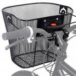 Cos pentru bicicleta Wozinsky WKM-MM, Sistem de prindere pe ghidon, Sarcina maxima 5kg, Negru 2 - lerato.ro