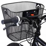 Cos pentru bicicleta Wozinsky WKM-MM, Sistem de prindere pe ghidon, Sarcina maxima 5kg, Negru 5 - lerato.ro