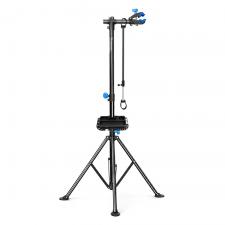 Suport pentru biciclete Wozinsky WSS-180, Inaltime reglabila, Brat rotativ, Picioare pliabile, Tava inegrata pentru unelte, Sarcina maxima 30kg, Negru