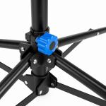 Suport pentru biciclete Wozinsky WSS-180, Inaltime reglabila, Brat rotativ, Picioare pliabile, Tava inegrata pentru unelte, Sarcina maxima 30kg, Negru 12 - lerato.ro