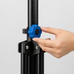 Suport pentru biciclete Wozinsky WSS-180, Inaltime reglabila, Brat rotativ, Picioare pliabile, Tava inegrata pentru unelte, Sarcina maxima 30kg, Negru 16 - lerato.ro