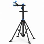 Suport pentru biciclete Wozinsky WSS-180, Inaltime reglabila, Brat rotativ, Picioare pliabile, Tava inegrata pentru unelte, Sarcina maxima 30kg, Negru 5 - lerato.ro
