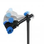 Suport pentru biciclete Wozinsky WSS-180, Inaltime reglabila, Brat rotativ, Picioare pliabile, Tava inegrata pentru unelte, Sarcina maxima 30kg, Negru 8 - lerato.ro