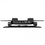 Cooler laptop Wozinsky WDCX-X16-AS CoolBase, Compatibil cu laptop de maxim 16 inch, 1 ventilator, 1200 rpm, Iluminare RGB, Ajustabil, Baza rotativa 360 grade, Alimentare USB, 2 porturi USB-A, Negru 3 - lerato.ro