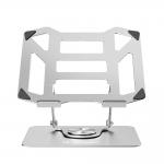 Stand universal laptop Wozinsky WDCX-X19-AB HardStand, 250 x 240 x 45 mm, Ajustabil, Rotire 360 grade, Compatibil cu laptop-uri pana la 16 inch, Silver 5 - lerato.ro
