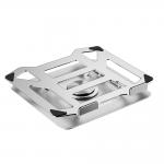 Stand universal laptop Wozinsky WDCX-X19-AB HardStand, 250 x 240 x 45 mm, Ajustabil, Rotire 360 grade, Compatibil cu laptop-uri pana la 16 inch, Silver 6 - lerato.ro