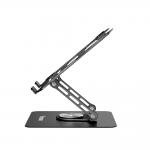 Stand universal laptop Wozinsky WDCX-X19-AB HardStand, 250 x 240 x 45 mm, Ajustabil, Rotire 360 grade, Compatibil cu laptop-uri pana la 16 inch, Negru 3 - lerato.ro