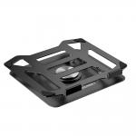 Stand universal laptop Wozinsky WDCX-X19-AB HardStand, 250 x 240 x 45 mm, Ajustabil, Rotire 360 grade, Compatibil cu laptop-uri pana la 16 inch, Negru 6 - lerato.ro