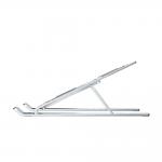 Stand universal laptop Wozinsky WDCX-X8S, 255 x 45 x 20 mm, Pliabil, Ajustabil, Compatibil cu laptop-uri pana la 16 inch, Silver 6 - lerato.ro