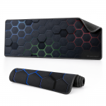 Mousepad Wozinsky WPD-B800, 80 x 30 x 0.3 cm, Model RGB hexagonal, Negru 3 - lerato.ro