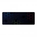 Mousepad Wozinsky WPD-B800, 80 x 30 x 0.3 cm, Model RGB hexagonal, Negru 2 - lerato.ro
