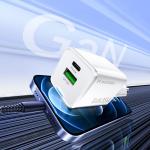 Incarcator retea Wozinsky WWC-35W, 35W, 3A, 1xUSB-A, 1x USB-C, Fast Charging, Alb 6 - lerato.ro