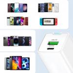 Incarcator retea Wozinsky WWC-35W, 35W, 3A, 1xUSB-A, 1x USB-C, Fast Charging, Alb 11 - lerato.ro