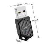 Adaptor USB 2.0 Wozinsky WAX-900, Wi-Fi 6 dual-band, Bluetooth 5.4, Negru 3 - lerato.ro