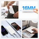 Baterie externa portabila Wozinsky Wpower, 10000 mAh, 10W, 2A, 2x USB-A, Indicator LED, Alb 13 - lerato.ro