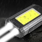 Lanterna Wozinsky WLR-15W, 15W, 1500 lm, LED, Baterie 1800mAh, IPX6, Gri 7 - lerato.ro