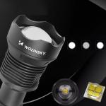 Lanterna Wozinsky WLT-20W, 20W, 2000 lm, 2 baterii 26650 4000mAh incluse, IP65, Negru 8 - lerato.ro