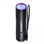 Lanterna UV Wozinsky WLD-9L, Detectare urme urina, filigrane, bacterii, IP65, 3 baterii AAA, Negru 2 - lerato.ro
