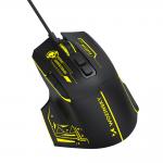 Mouse gaming Wozinsky WMGK-1181W, Cu fir, 7 Butoane, 7200 DPI, Lungime cablu 1.6m, Negru / Galben 8 - lerato.ro