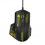 Mouse gaming Wozinsky WMGK-1181W, Cu fir, 7 Butoane, 7200 DPI, Lungime cablu 1.6m, Negru / Galben 10 - lerato.ro