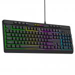Tastatura gaming Wozinsky WKG-1044, Cu fir, USB-A, RGB, Negru 3 - lerato.ro