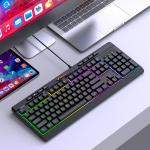 Tastatura gaming Wozinsky WKG-1044, Cu fir, USB-A, RGB, Negru 10 - lerato.ro