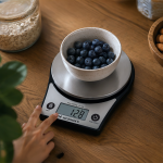 Cantar de bucatarie Wozinsky WAK-651, Cantarire pana la 5kg, Ecran LCD, Functie tara, 2 × baterii AAA, Negru 5 - lerato.ro