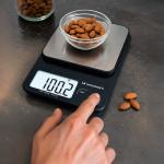 Cantar de bucatarie Wozinsky WAK-2252, Cantarire pana la 5kg, Ecran LCD, Functie tara, 2 × baterii AAA, Negru 6 - lerato.ro