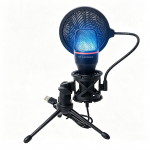 Microfon gaming cu suport pentru birou Wozinsky WM-W11, Iluminare RGB, Omnidirectional, USB-A 2.0, Negru 5 - lerato.ro