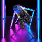 Microfon gaming cu suport pentru birou Wozinsky WM-W11, Iluminare RGB, Omnidirectional, USB-A 2.0, Negru 7 - lerato.ro