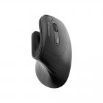 Mouse vertical Wozinsky WWM-1076, Wireless, 3600 DPI, 6 Butoane, Autonomie 2h, 2.4GHz, 500 mAh, USB-C, Negru 2 - lerato.ro