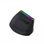 Mouse gaming vertical Wozinsky WMG-1164, Wireless, 3600 DPI, 6 Butoane, Autonomie 2h, 2.4GHz, Bluetooth 5.0, USB-C, Negru 6 - lerato.ro